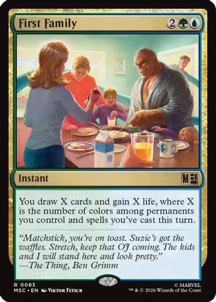 First Family (MSC - Commander: Marvel Super Heroes)