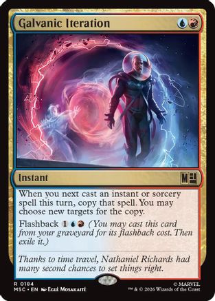 Galvanic Iteration (Surge Foil) (MSC - Commander: Marvel Super Heroes Foil)