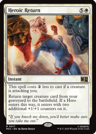 Heroic Return (Surge Foil) (MSC - Commander: Marvel Super Heroes Foil)