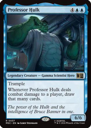 Professor Hulk (Surge Foil) (MSC - Commander: Marvel Super Heroes Foil)