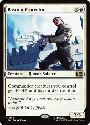 Bastion Protector (Surge Foil) (MSC - Commander: Marvel Super Heroes Foil)