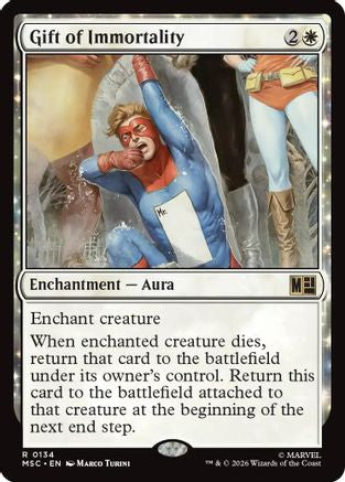 Gift of Immortality (Surge Foil) (MSC - Commander: Marvel Super Heroes Foil)