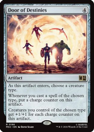 Door of Destinies (Surge Foil) (MSC - Commander: Marvel Super Heroes Foil)