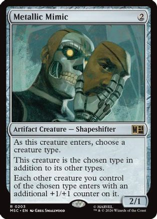 Metallic Mimic (Surge Foil) (MSC - Commander: Marvel Super Heroes Foil)