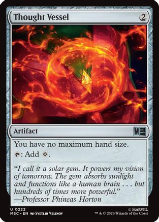 Thought Vessel (Surge Foil) (MSC - Commander: Marvel Super Heroes Foil)