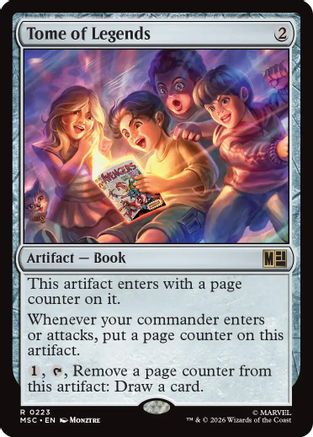 Tome of Legends (Surge Foil) (MSC - Commander: Marvel Super Heroes Foil)