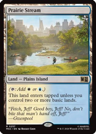 Prairie Stream (Surge Foil) (MSC - Commander: Marvel Super Heroes Foil)