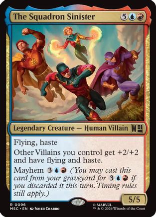 The Squadron Sinister (Surge Foil) (MSC - Commander: Marvel Super Heroes Foil)