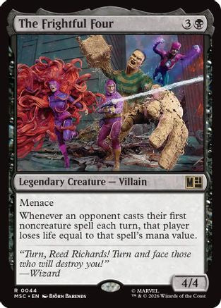The Frightful Four (MSC - Commander: Marvel Super Heroes)