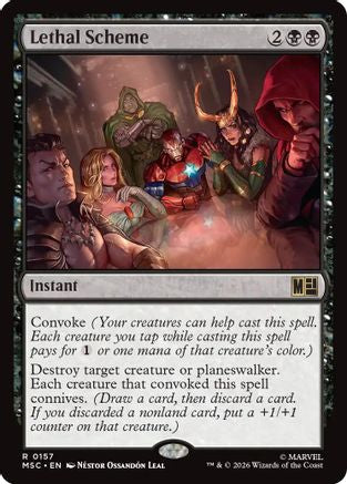 Lethal Scheme (Surge Foil) (MSC - Commander: Marvel Super Heroes Foil)