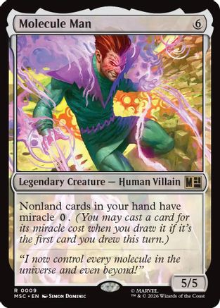 Molecule Man (MSC - Commander: Marvel Super Heroes)