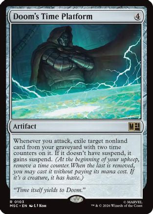 Doom's Time Platform (Surge Foil) (MSC - Commander: Marvel Super Heroes Foil)