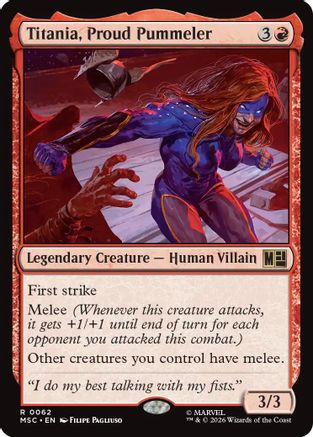 Titania, Proud Pummeler (MSC - Commander: Marvel Super Heroes)
