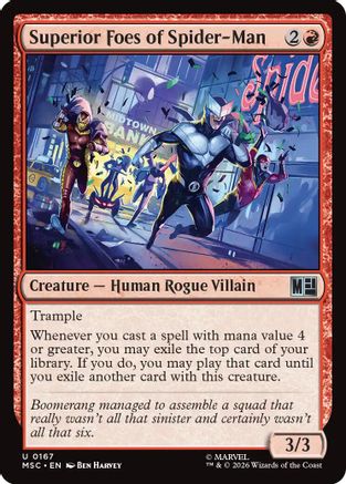 Superior Foes of Spider-Man (MSC - Commander: Marvel Super Heroes)