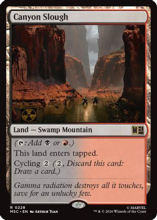 Canyon Slough (Surge Foil) (MSC - Commander: Marvel Super Heroes Foil)