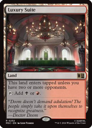 Luxury Suite (Surge Foil) (MSC - Commander: Marvel Super Heroes Foil)