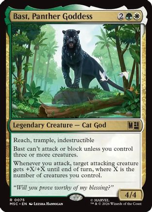 Bast, Panther Goddess (MSC - Commander: Marvel Super Heroes)