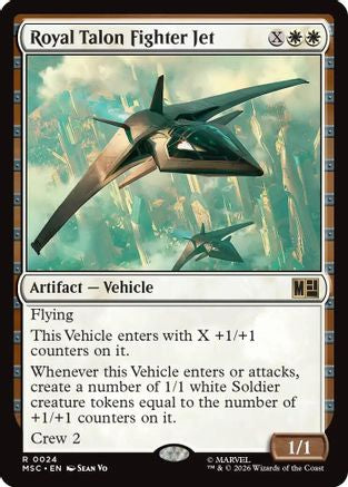 Royal Talon Fighter Jet (Surge Foil) (MSC - Commander: Marvel Super Heroes Foil)