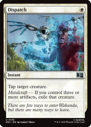 Dispatch (Surge Foil) (MSC - Commander: Marvel Super Heroes Foil)
