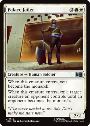 Palace Jailer (Surge Foil) (MSC - Commander: Marvel Super Heroes Foil)