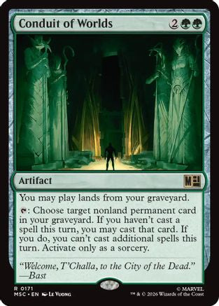 Conduit of Worlds (Surge Foil) (MSC - Commander: Marvel Super Heroes Foil)