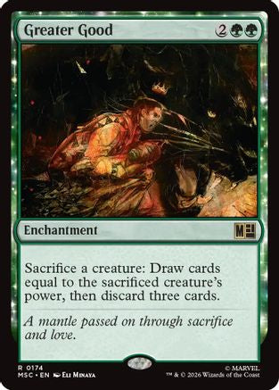 Greater Good (Surge Foil) (MSC - Commander: Marvel Super Heroes Foil)