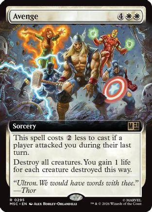Avenge (Extended Art) (MSC - Commander: Marvel Super Heroes)