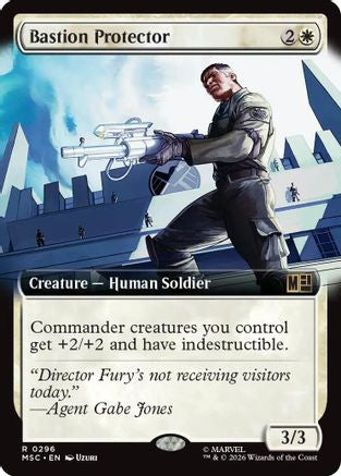 Bastion Protector (Extended Art) (MSC - Commander: Marvel Super Heroes Foil)