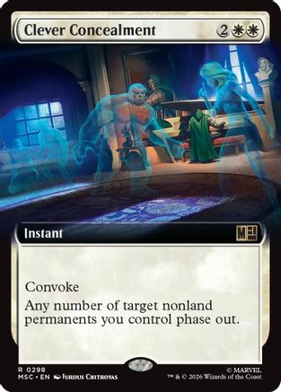 Clever Concealment (Extended Art) (MSC - Commander: Marvel Super Heroes)