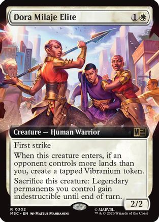 Dora Milaje Elite (Extended Art) (MSC - Commander: Marvel Super Heroes)