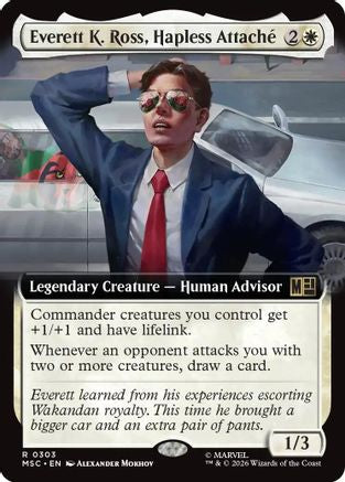 Everett K. Ross, Hapless Attache (Extended Art) (MSC - Commander: Marvel Super Heroes Foil)