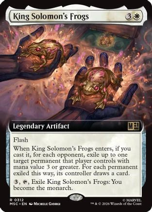 King Solomon's Frogs (Extended Art) (MSC - Commander: Marvel Super Heroes)