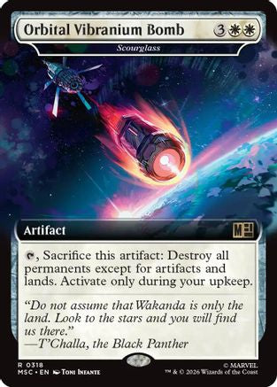 Orbital Vibranium Bomb - Scourglass (Extended Art) (MSC - Commander: Marvel Super Heroes)