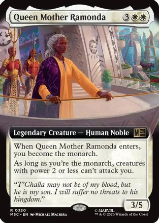 Queen Mother Ramonda (Extended Art) (MSC - Commander: Marvel Super Heroes)