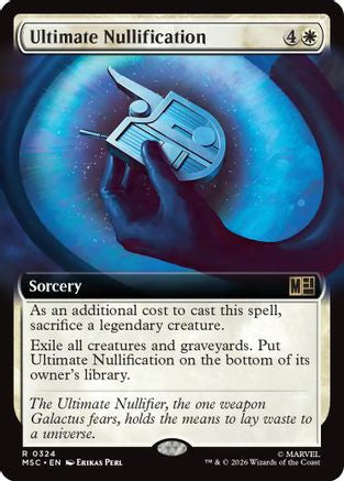 Ultimate Nullification (Extended Art) (MSC - Commander: Marvel Super Heroes Foil)