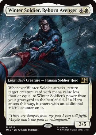 Winter Soldier, Reborn Avenger (Extended Art) (MSC - Commander: Marvel Super Heroes)