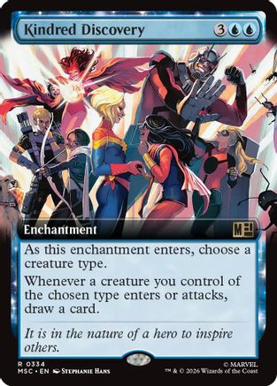 Kindred Discovery (Extended Art) (MSC - Commander: Marvel Super Heroes)