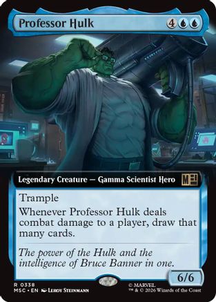 Professor Hulk (Extended Art) (MSC - Commander: Marvel Super Heroes Foil)
