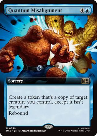 Quantum Misalignment (Extended Art) (MSC - Commander: Marvel Super Heroes)