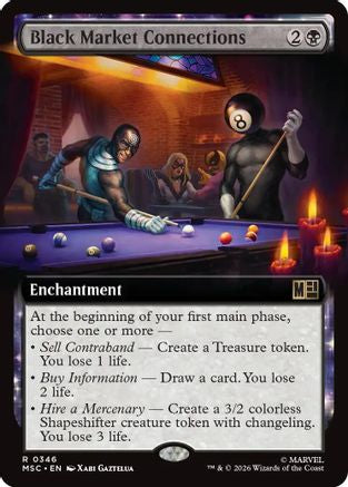 Black Market Connections (Extended Art) (MSC - Commander: Marvel Super Heroes)