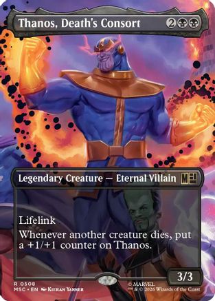 Thanos, Death's Consort (Extended Art) (MSC - Commander: Marvel Super Heroes)