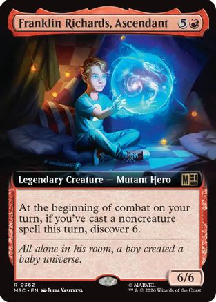 Franklin Richards, Ascendant (Extended Art) (MSC - Commander: Marvel Super Heroes)