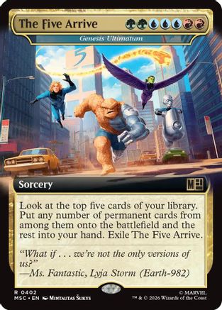 The Five Arrive - Genesis Ultimatum (Extended Art) (MSC - Commander: Marvel Super Heroes)