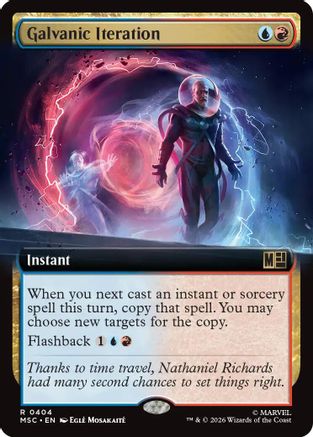 Galvanic Iteration (Extended Art) (MSC - Commander: Marvel Super Heroes Foil)