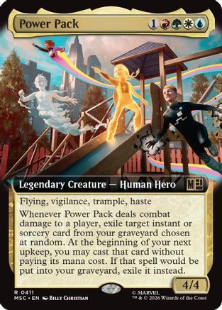 Power Pack (Extended Art) (MSC - Commander: Marvel Super Heroes)