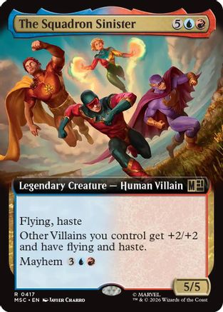 The Squadron Sinister (Extended Art) (MSC - Commander: Marvel Super Heroes)