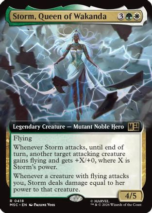 Storm, Queen of Wakanda (Extended Art) (MSC - Commander: Marvel Super Heroes)