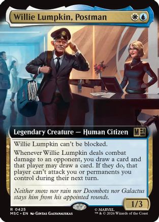 Willie Lumpkin, Postman (Extended Art) (MSC - Commander: Marvel Super Heroes)