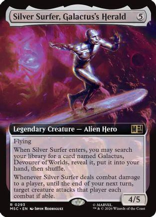 Silver Surfer, Galactus's Herald (Extended Art) (MSC - Commander: Marvel Super Heroes)