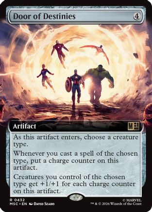 Door of Destinies (Extended Art) (MSC - Commander: Marvel Super Heroes Foil)